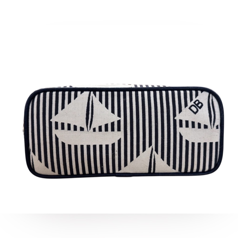 Dooney & Bourke Navy and Cream Sailboat Stripe Crossbody - Picture 3 of 9